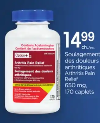 Proxim Option Arthritis Pain Relief offer