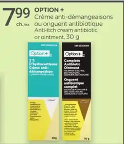 Proxim OPTION + Anti-itch cream antibiotic or ointment offer