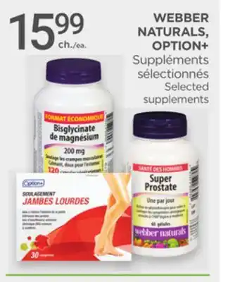 Proxim WEBBER NATURALS, OPTION+ offer