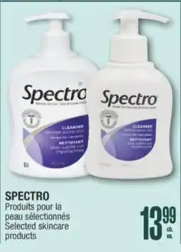 Jean Coutu SPECTRO Selected skincare products offer