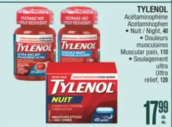 Jean Coutu TYLENOL Acetaminophen offer