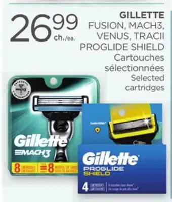 Proxim GILLETTE Selected cartridges offer
