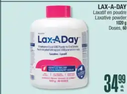 Jean Coutu LAX-A-DAY Laxative powder 1020 g, Doses, 60 offer