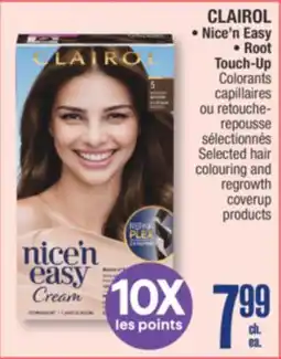 Jean Coutu CLAIROL Selected hair colouring and regrowth coverup products offer