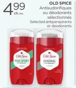 Proxim OLD SPICE Selected antiperspirants or deodorants offer