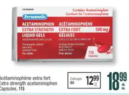 Jean Coutu PERSONNELLE Extra strength acetaminophen offer