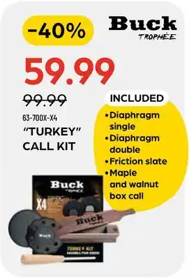 Pronature TURKEY CALL KIT offer