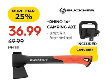 Pronature BUCKNER RHINO 14 CAMPING AXE offer