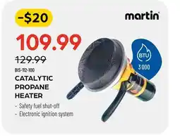 Pronature MARTIN CATALYTIC PROPANE HEATER offer