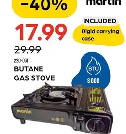 Pronature BUTANE GAS STOVE offer