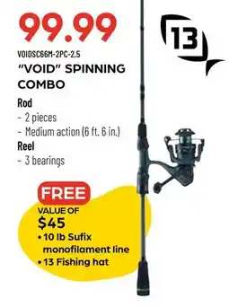 Pronature VOID SPINNING COMBO offer