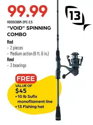 Pronature VOID SPINNING COMBO offer