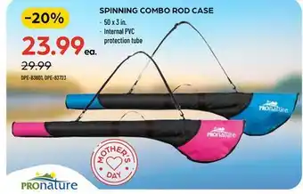 Pronature PRONATURE SPINNING COMBO ROD CASE offer