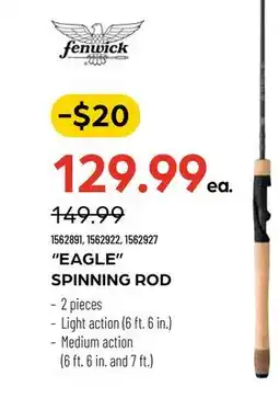 Pronature FENWICK EAGLE SPINNING ROD offer