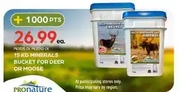 Pronature PRONATURE 15 KG MINERALS BUCKET FOR DEER OR MOOSE offer