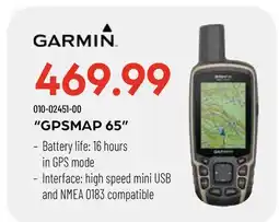 Pronature GARMIN GPSMAP 65 offer