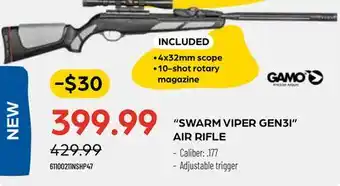 Pronature GAMO SWARM VIPER GEN3I AIR RIFLE offer