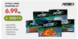 Pronature ATTAK LURES offer