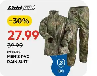 Pronature COLDFIELD MEN'S PVC RAIN SUIT offer