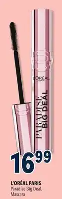 Familiprix L'ORÉAL PARIS Paradise Big Deal, Mascara offer