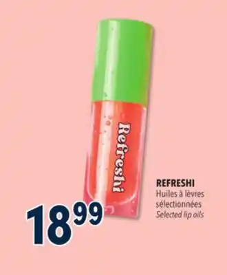 Familiprix REFRESHI Selected lip oils offer