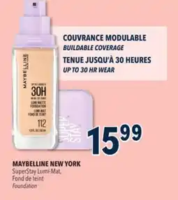 Familiprix MAYBELLINE NEW YORK Foundation offer