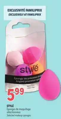 Familiprix STYLÉ Selected makeup sponges offer