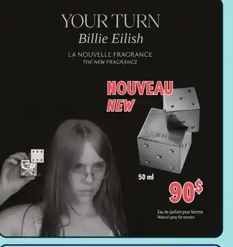Familiprix Billie Eilish Natural spray for women offer