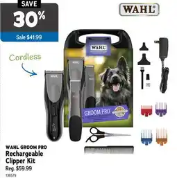 Ren’s Pets Depot WAHL GROOM PRO Rechargeable Clipper Kit offer