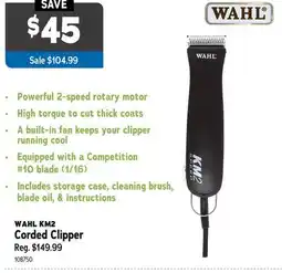 Ren’s Pets Depot WAHL KM2 Corded Clipper offer