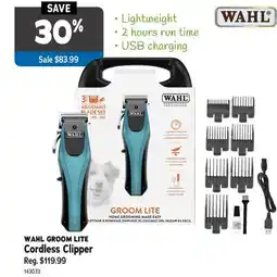 Ren’s Pets Depot WAHL GROOM LITE Cordless Clipper offer