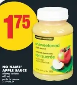 No Frills No name apple sauce offer