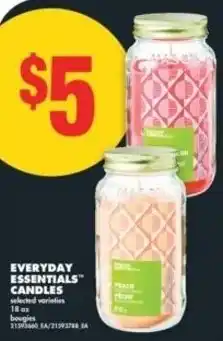 No Frills Everyday essentials candles offer