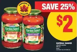No Frills Catelli sauce offer