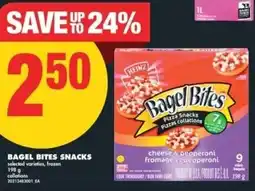 No Frills Bagel bites snacks offer