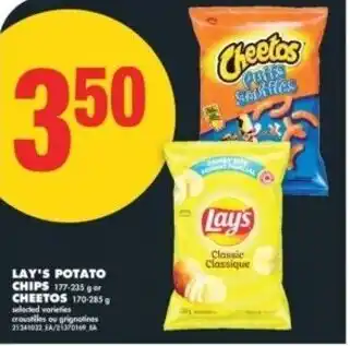 No Frills Lay's potato chips cheetos offer