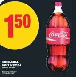 No Frills Coca-cola soft drinks offer