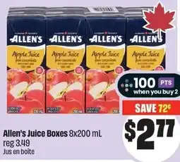 FreshCo Allen's juice boxes offer