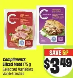FreshCo Compliments sliced meat offer