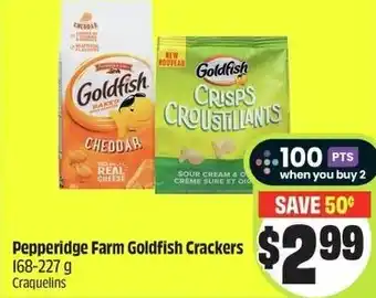 FreshCo Pepperidge farm goldfish crackers offer