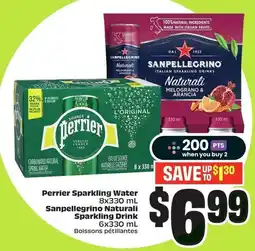 FreshCo Perrier sparkling water sanpellegrino naturali sparkling drink offer