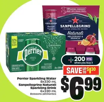 FreshCo Perrier sparkling water sanpellegrino naturali sparkling drink offer