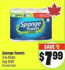 FreshCo Sponge towels offer