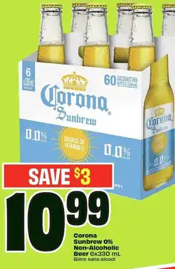 FreshCo Corona sunbrew 0% non-alcoholic beer offer