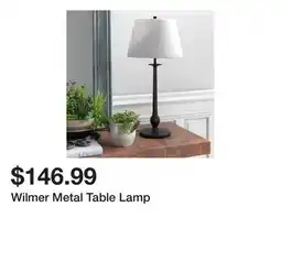 Wayfair Wilmer Metal Table Lamp offer