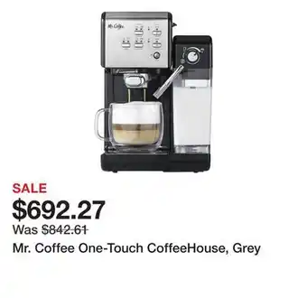 Bed Bath & Beyond Mr. Coffee One-Touch CoffeeHouse, Grey offer