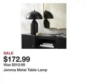 Wayfair Jemma Metal Table Lamp offer
