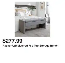 Wayfair Rasner Upholstered Flip Top Storage Bench offer