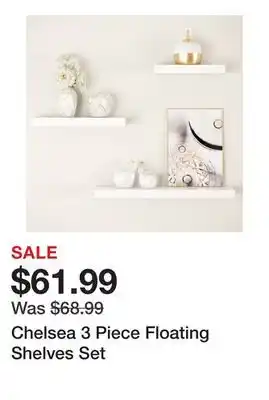 Wayfair Chelsea 3 Piece Floating Shelves Set offer