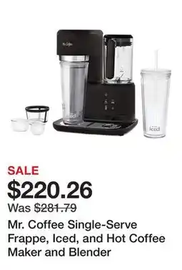 Bed Bath & Beyond Mr. Coffee Single-Serve Frappe, Iced, and Hot Coffee Maker and Blender offer